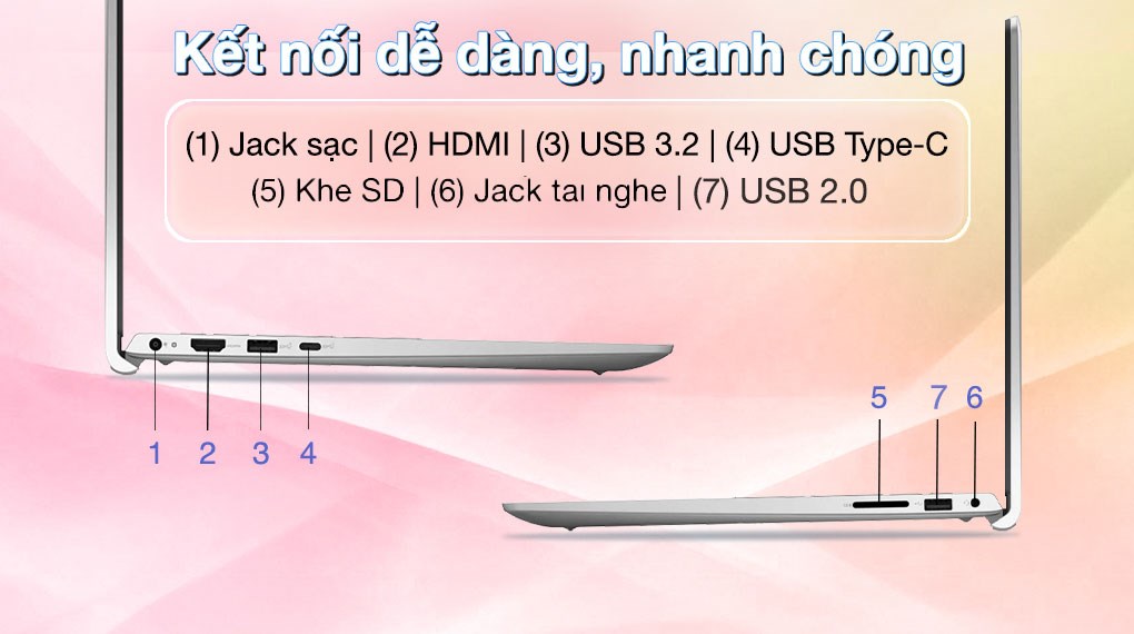 Laptop Dell Inspiron 3530 N3530-i5U085W11SLU (Intel Core i5-1334U | 8GB | 512GB | 15.6 inch FHD | Win 11 | Office)