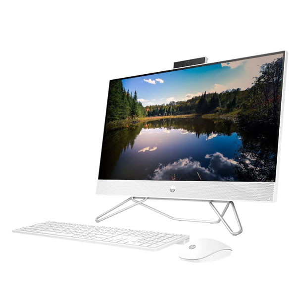 Máy tính để bàn HP AIO 24-cb1025d 7H3Z5PA Intel Core i5-1235U | 8 GB | 512 GB | Intel Iris Xe | 23.8 inch FHD | Win 11 | Trắng