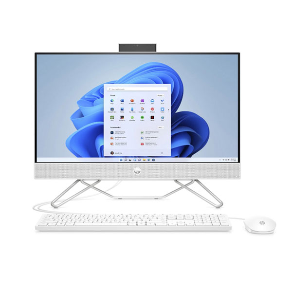 Máy tính để bàn HP AIO 24-cb1025d 7H3Z5PA Intel Core i5-1235U | 8 GB | 512 GB | Intel Iris Xe | 23.8 inch FHD | Win 11 | Trắng