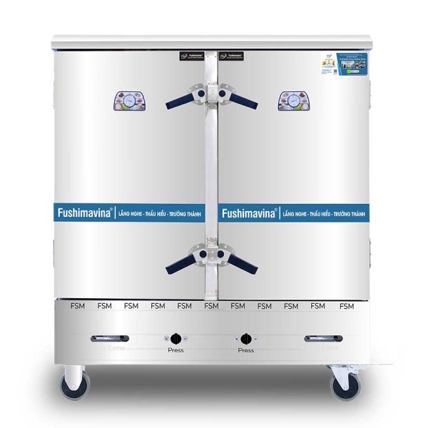 TỦ CƠM GAS 24 KHAY INOX 304