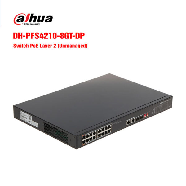 Switch PoE 16 cổng Dahua DH-PFS3218-16ET-135 10/100Mbps chính hãng