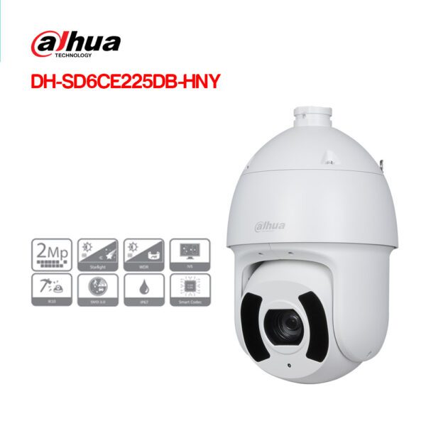Camera PTZ Dahua DH-SD6CE225DB-HNY 2MP Zoom 25x Hồng Ngoại Ngoài Trời