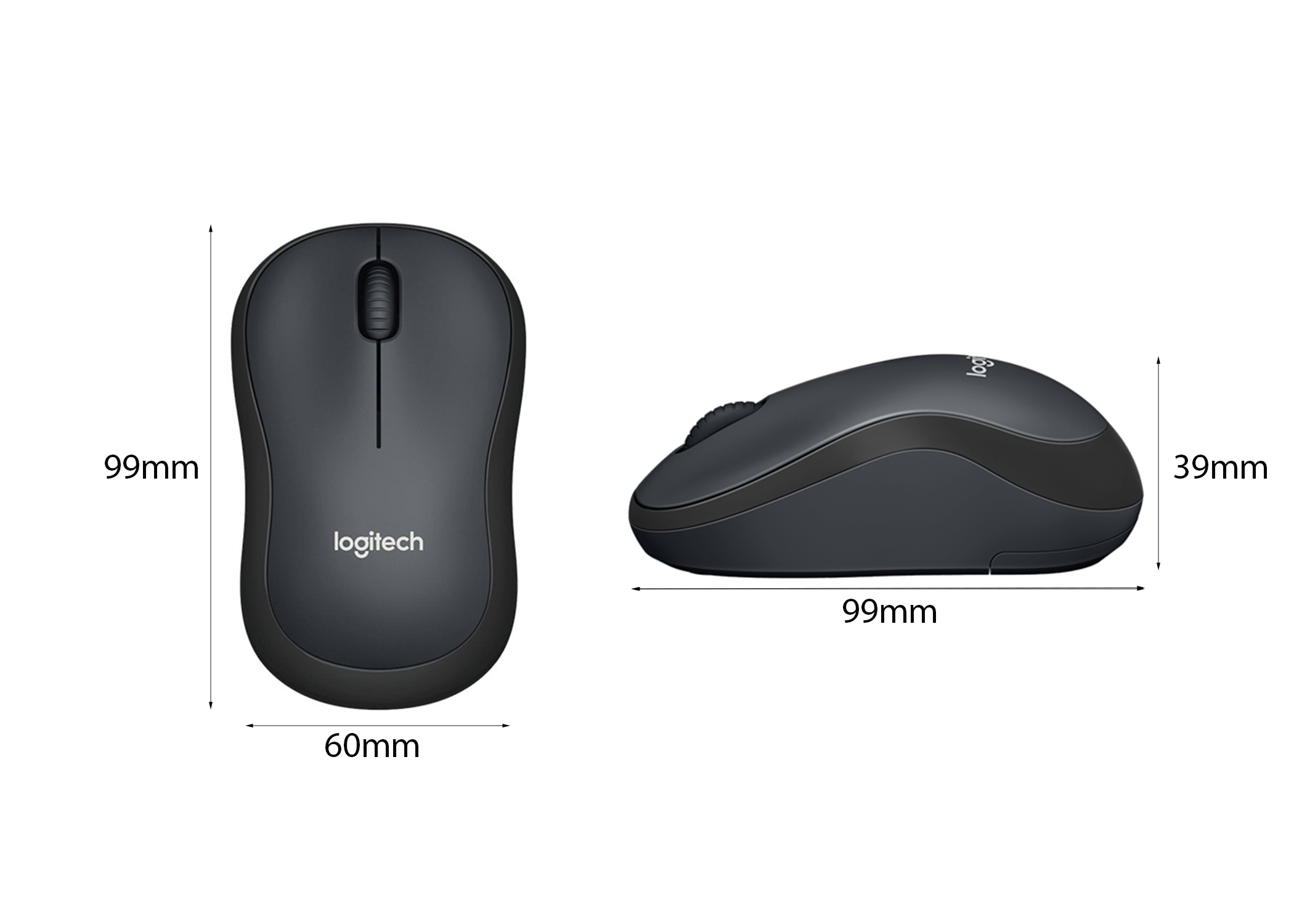 Chuột Logitech M221 Wireless Silent 2.4GHz – Chính hãng, click êm, pin 18 tháng