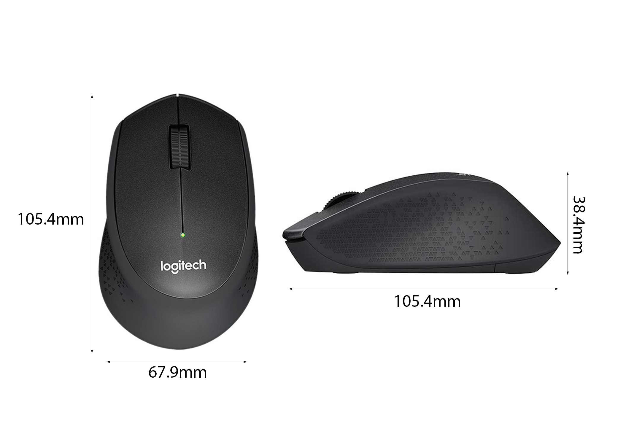 Chuột Logitech M331 Wireless Silent Plus – Click êm, pin 24 tháng, chính hãng