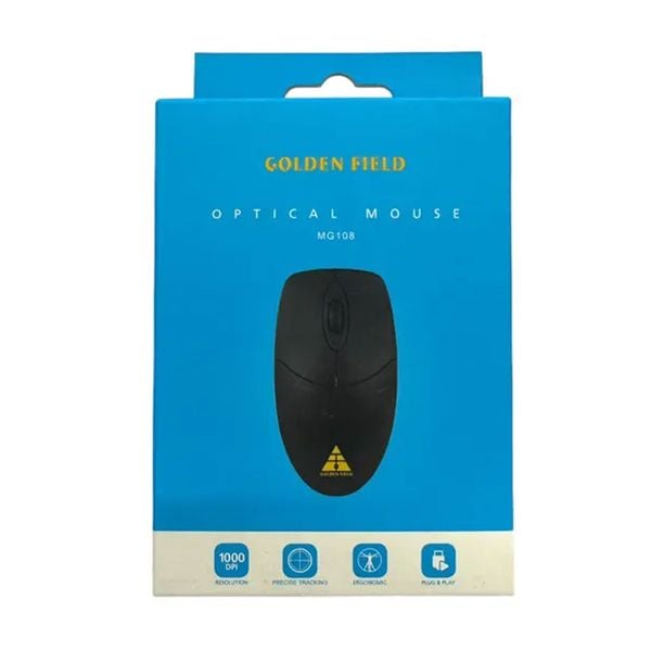 Chuột Golden Field MG108 – Chuột Quang Có Dây USB