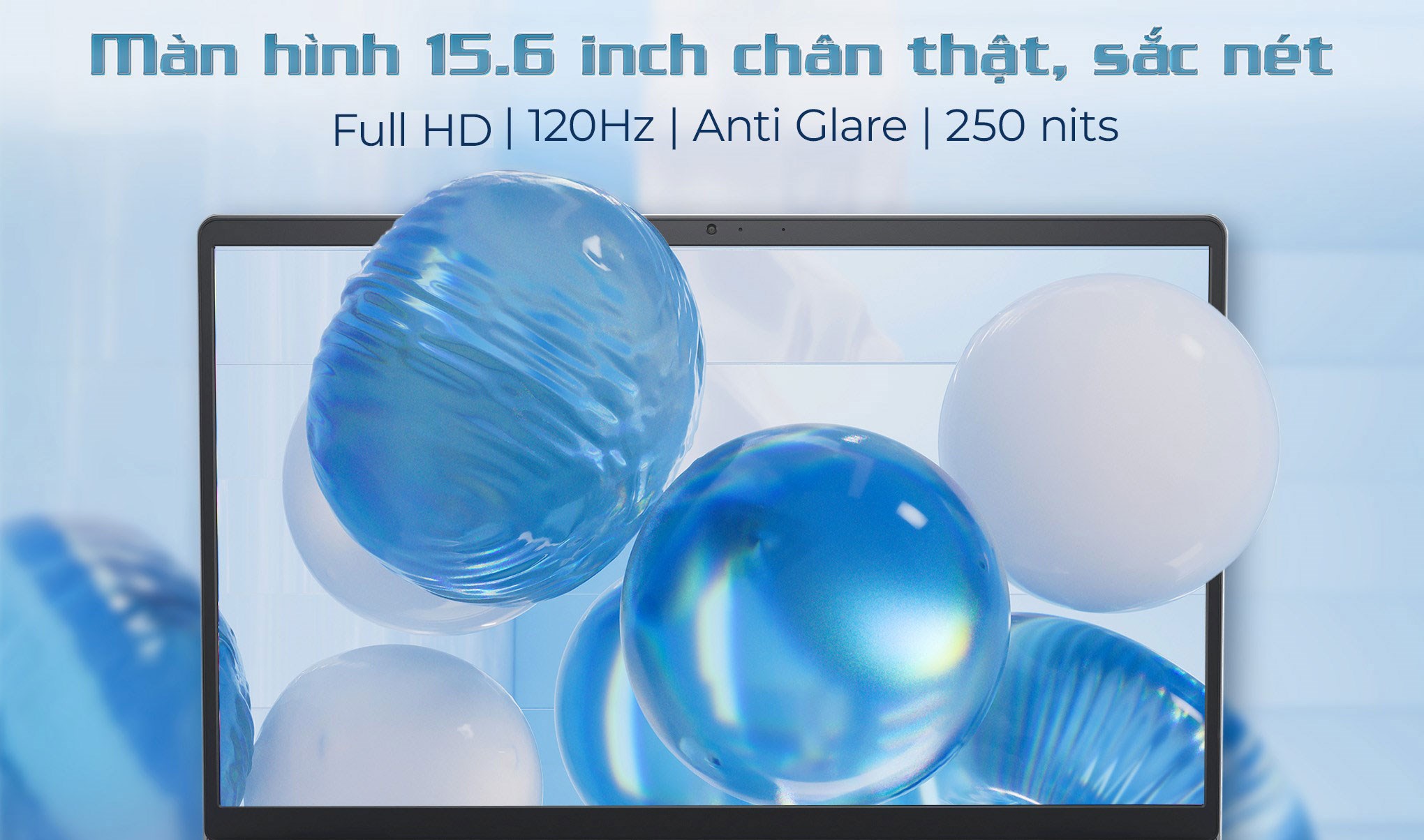 Laptop Dell 15 DC15250 - DC5I5357W1 (i5 1334U, 16GB, 512GB, Full HD 120Hz, OfficeH24+365, Win11)