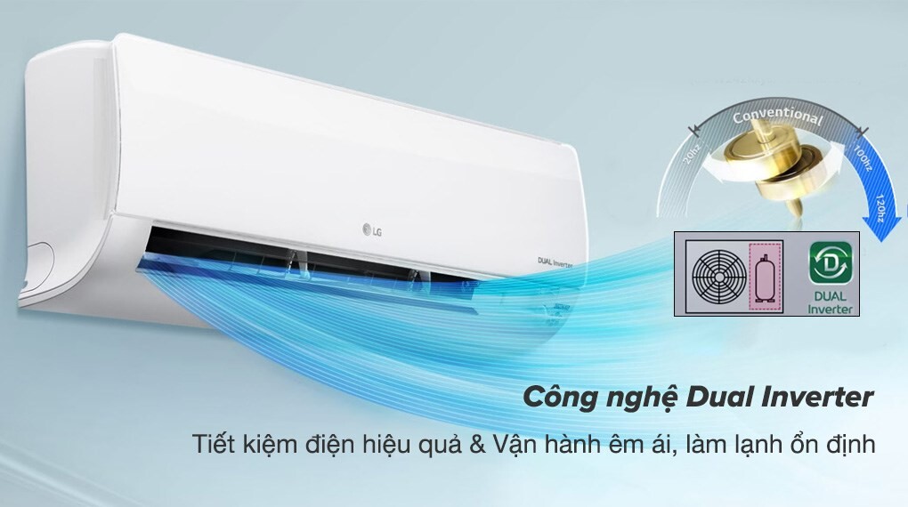 Máy Lạnh LG Inverter 1.5 Hp V13WIN1 (Mới 2024 )