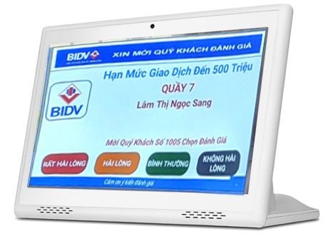 Thiết bị đánh gia hài lòng ComQ Q-Tab 1032 BMT