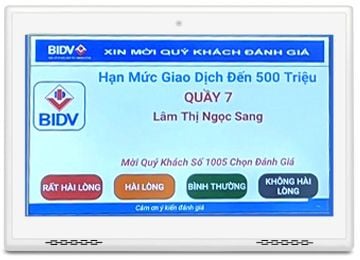 Thiết bị đánh gia hài lòng ComQ Q-Tab 1032 BMT