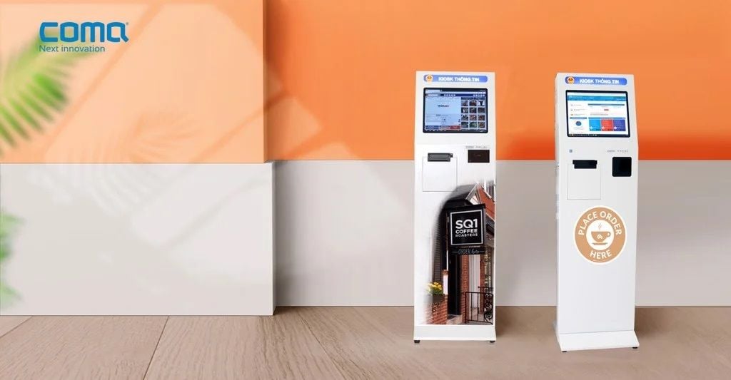 Kiosk in cấp số thứ tự ComQ Q-KIOSK 1543 CMT