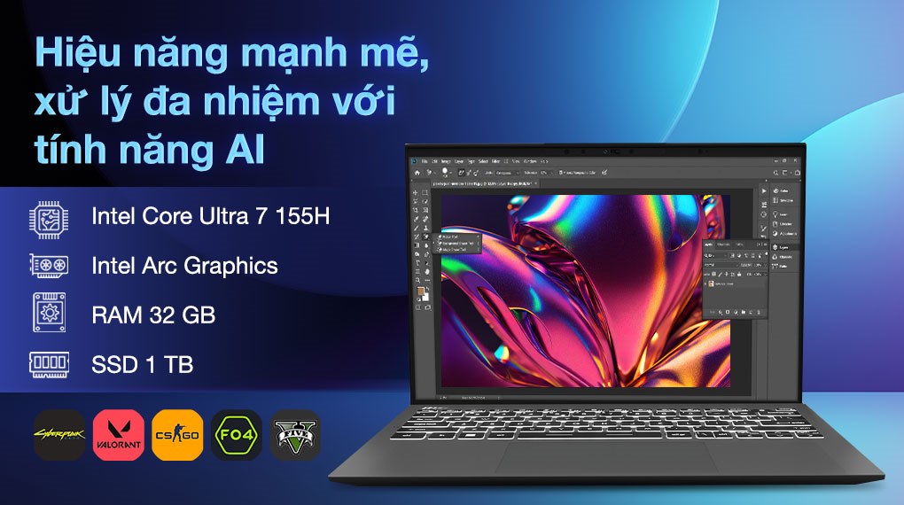 MSI Prestige 13 AI Evo A1MG – Ultra 7 155H | 32GB | 1TB | 13.3″ 2.8K OLED