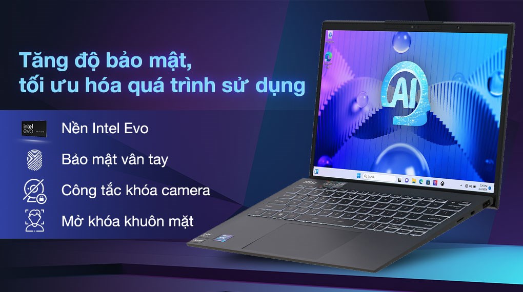 MSI Prestige 13 AI Evo A1MG – Ultra 7 155H | 32GB | 1TB | 13.3″ 2.8K OLED