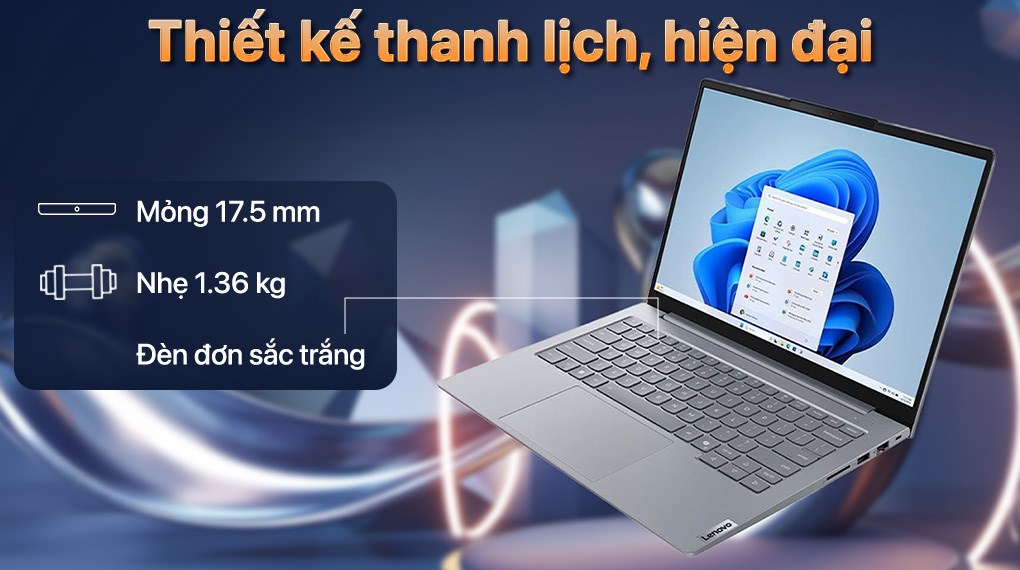 Lenovo ThinkBook 14 – Core 7 240H | 16GB DDR5 | 512GB | 14″ WUXGA | No OS