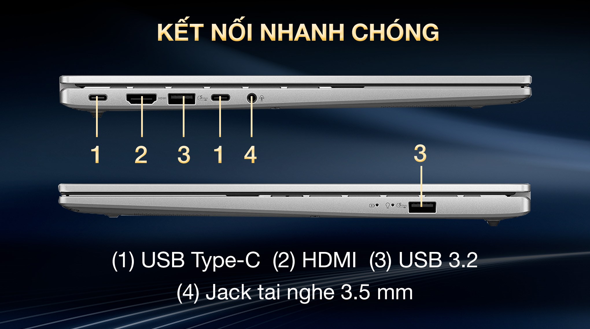 ASUS Vivobook 14 Ryzen AI 7 350 RAM 32GB SSD 512GB 14