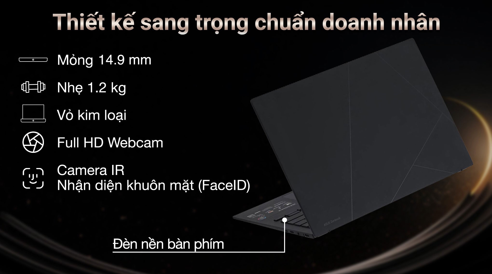 Laptop ASUS UM3406KA Ryzen AI7 350 – 32GB RAM – 1TB SSD – OLED 14″ 3K 120Hz