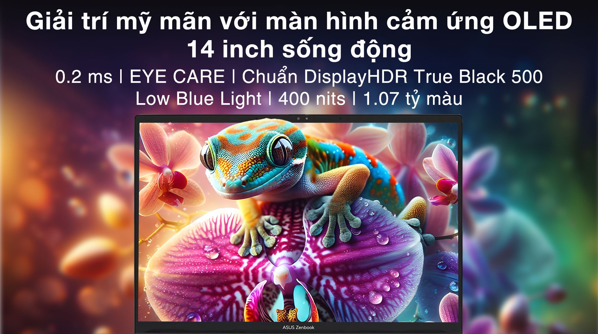 Laptop ASUS UX3405C UX3405CA – 14″ 3K OLED, 16GB, 512GB, Touch, WiFi7, Bút, Xanh