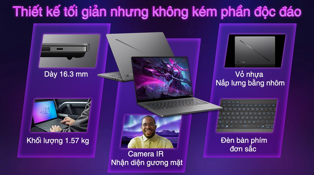 ASUS ROG Zephyrus G14 GA403WM – Ryzen AI 9 HX 370 | RTX 5060 | 32GB | 1TB | 14″ 3K OLED 120Hz