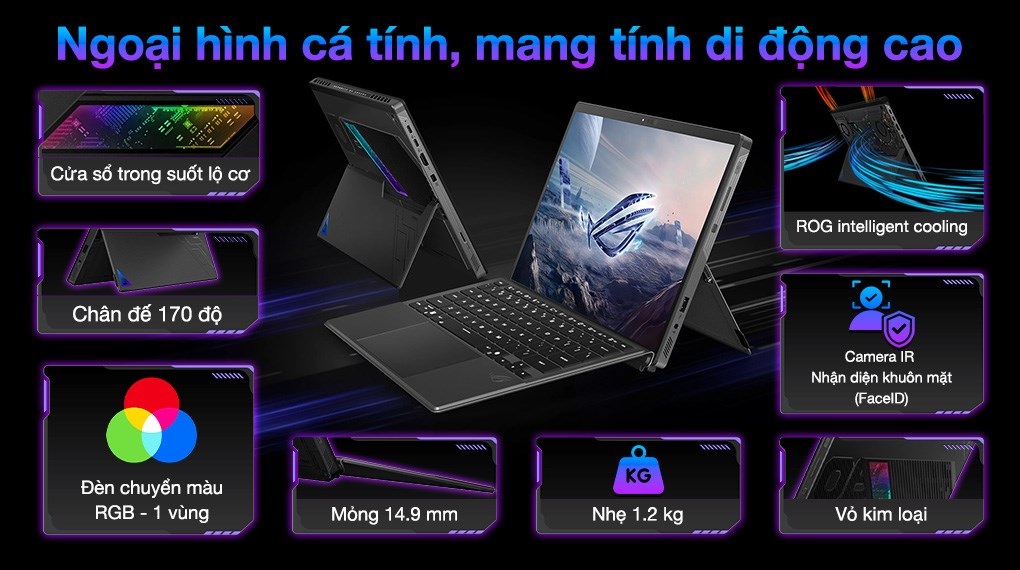 ASUS ROG Flow Z13 GZ302EA – Ryzen AI MAX+ 395 | 128GB | 1TB | 13.4″ WQXGA 180Hz Touch