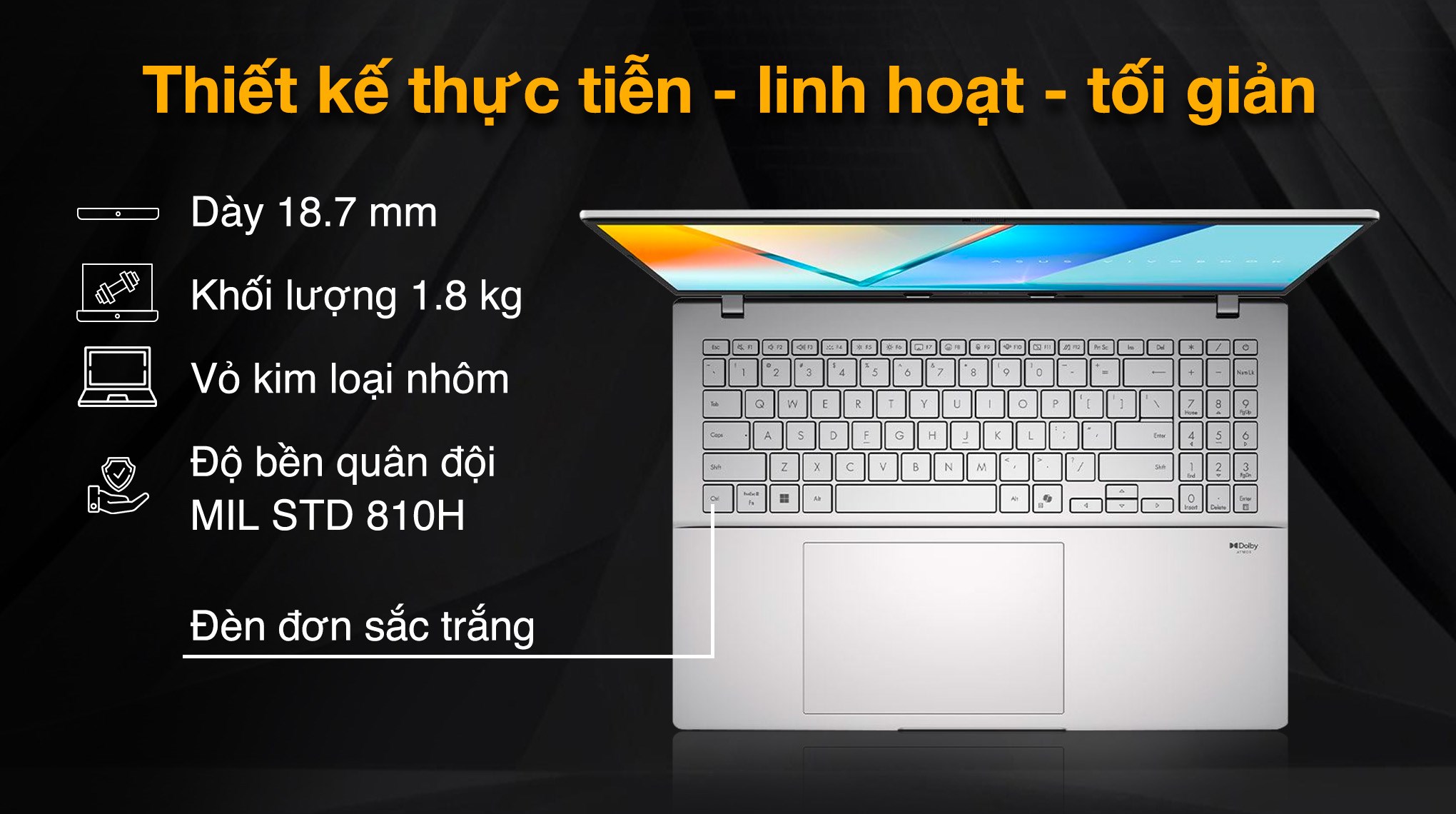 ASUS Vivobook 16 i5-13420H RAM 16GB SSD 512GB 16