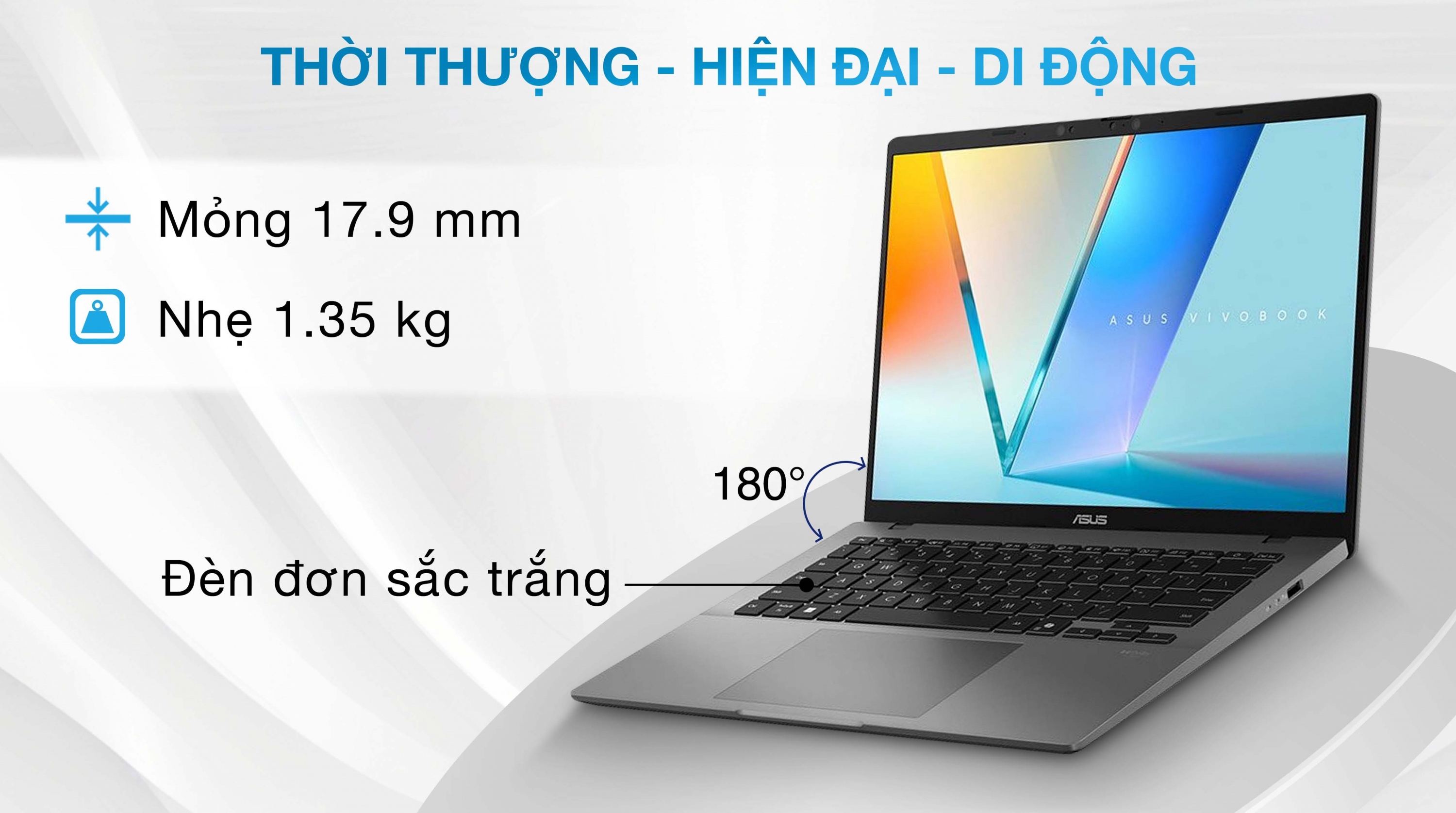 ASUS Vivobook S14 Snapdragon X X1-26100 RAM 16GB SSD 512GB 14