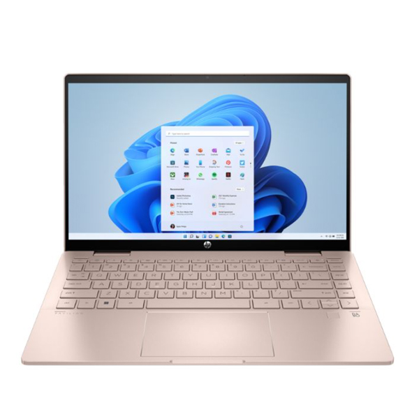 Laptop HP Pavilion x360 14-ek2027TU 9Z2V9PA (Core 7 150U/ 16GB/ 512GB SSD/ 14 inch FHD Touch/ Win11/ Gold/ Vỏ nhôm/ Pen)