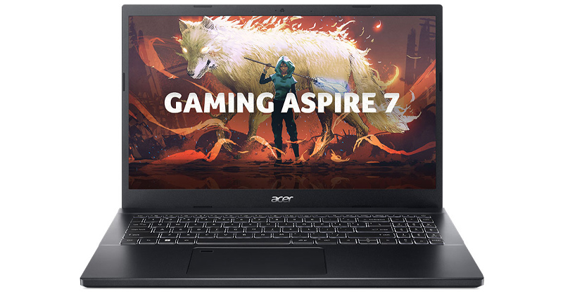 Laptop Gaming Acer Aspire 7 A715 76G 59MW - NH.QMYSV.001 (Core i5-12450H | RTX 2050 | 15.6 inch FHD, IPS, 144Hz | 8GB | 512GB SSD, Win 11 | Vỏ Nhôm)