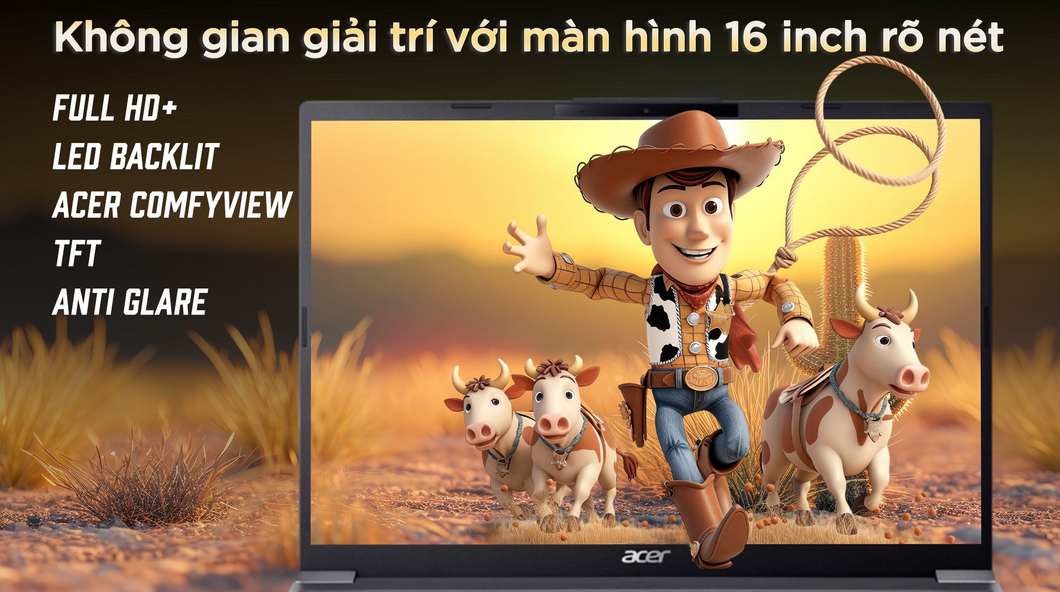 Acer Aspire AI A16-71M – AI PC | 16″ | Mỏng nhẹ | Win 11