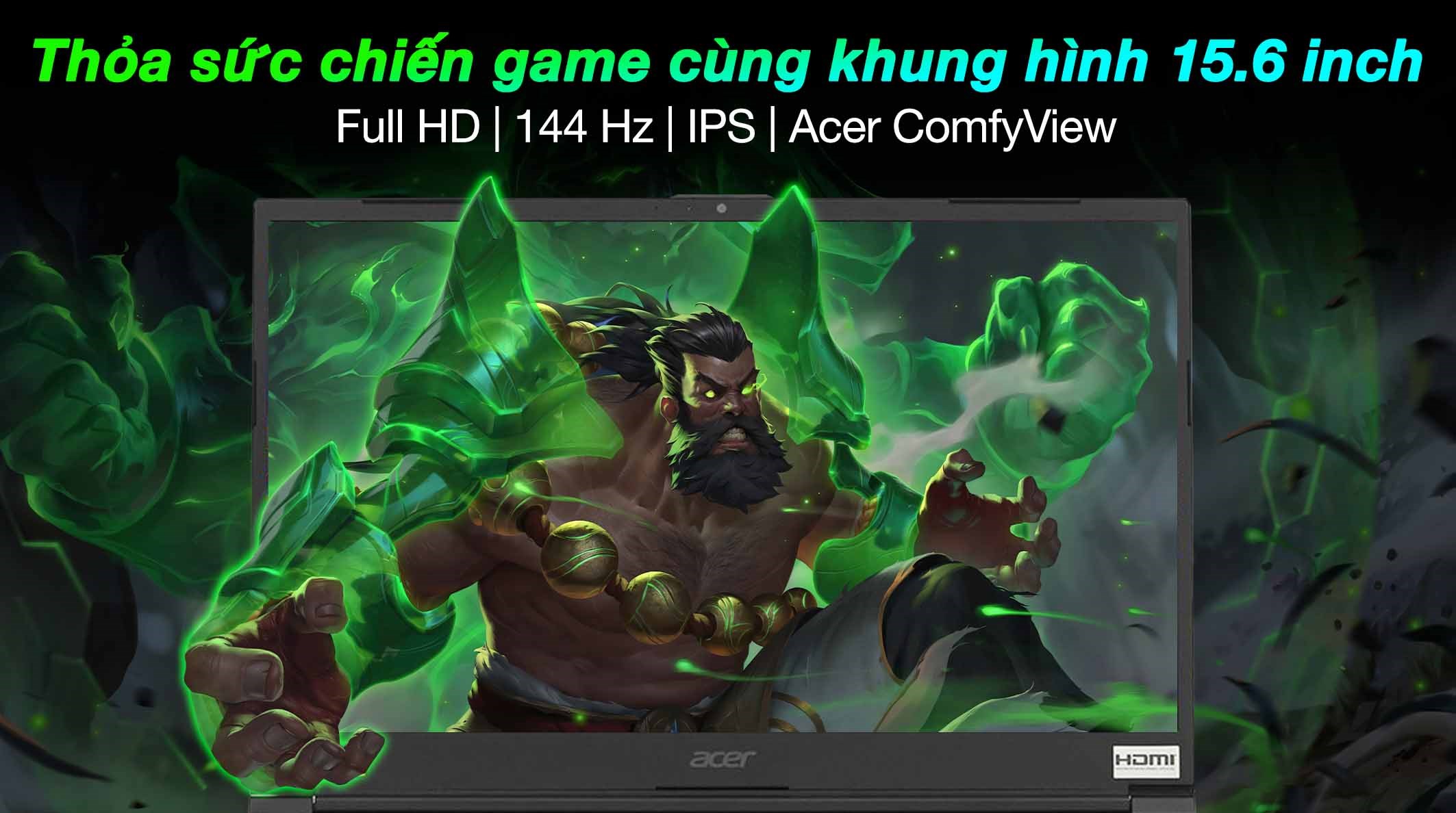 Acer Aspire 7 A715-59G – i7-12650H | RTX 3050 | 15.6″ FHD 144Hz | Win 11