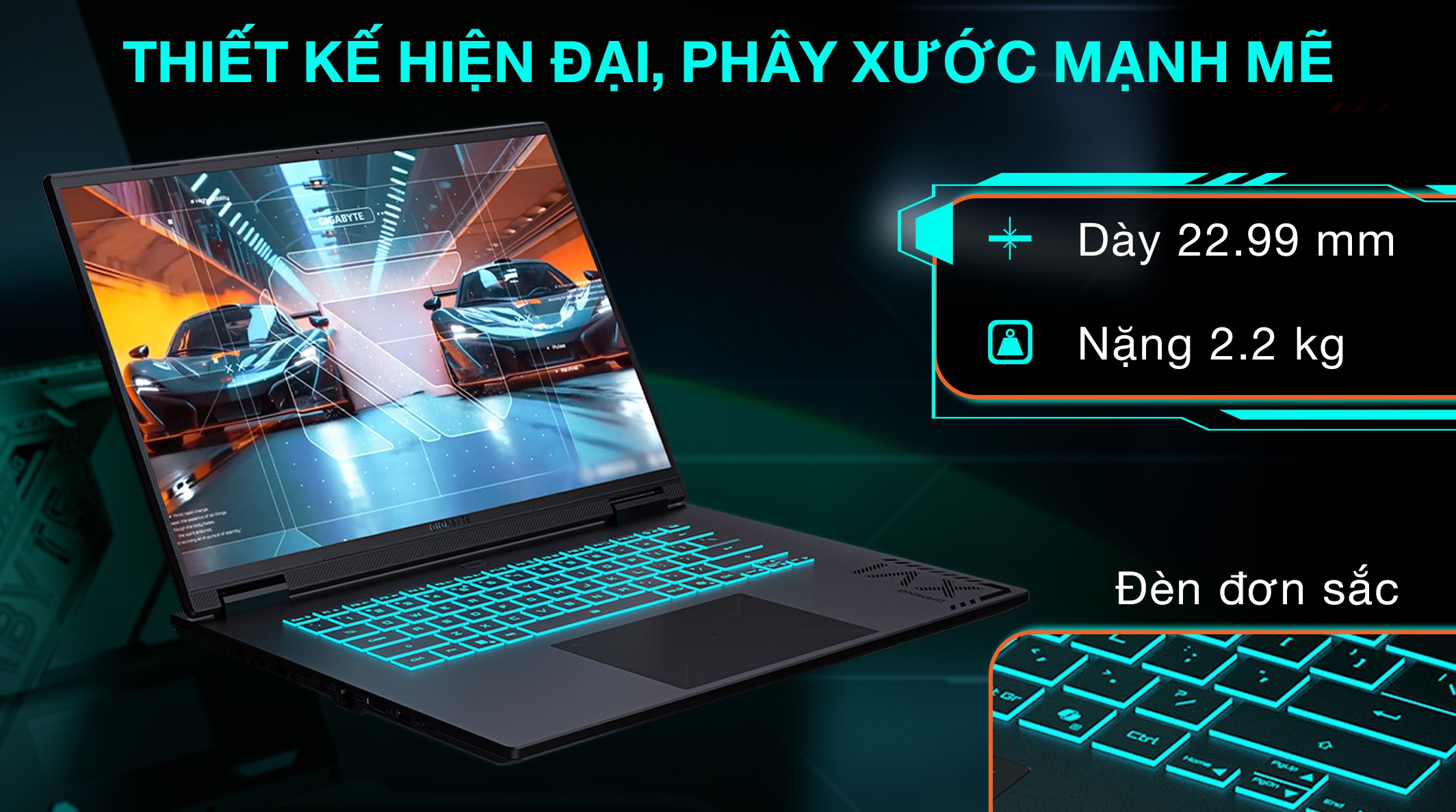 Laptop Gaming GIGABYTE Gaming A16 CMHI2VN894SH (Intel Core i5‑13420H/16GB/1TB/RTX 4050/16″ 165Hz)