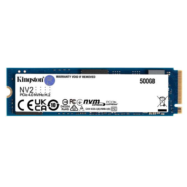 SSD Kingston NV2 500Gb (NVMe PCIe/ Gen4x4 M2.2280)