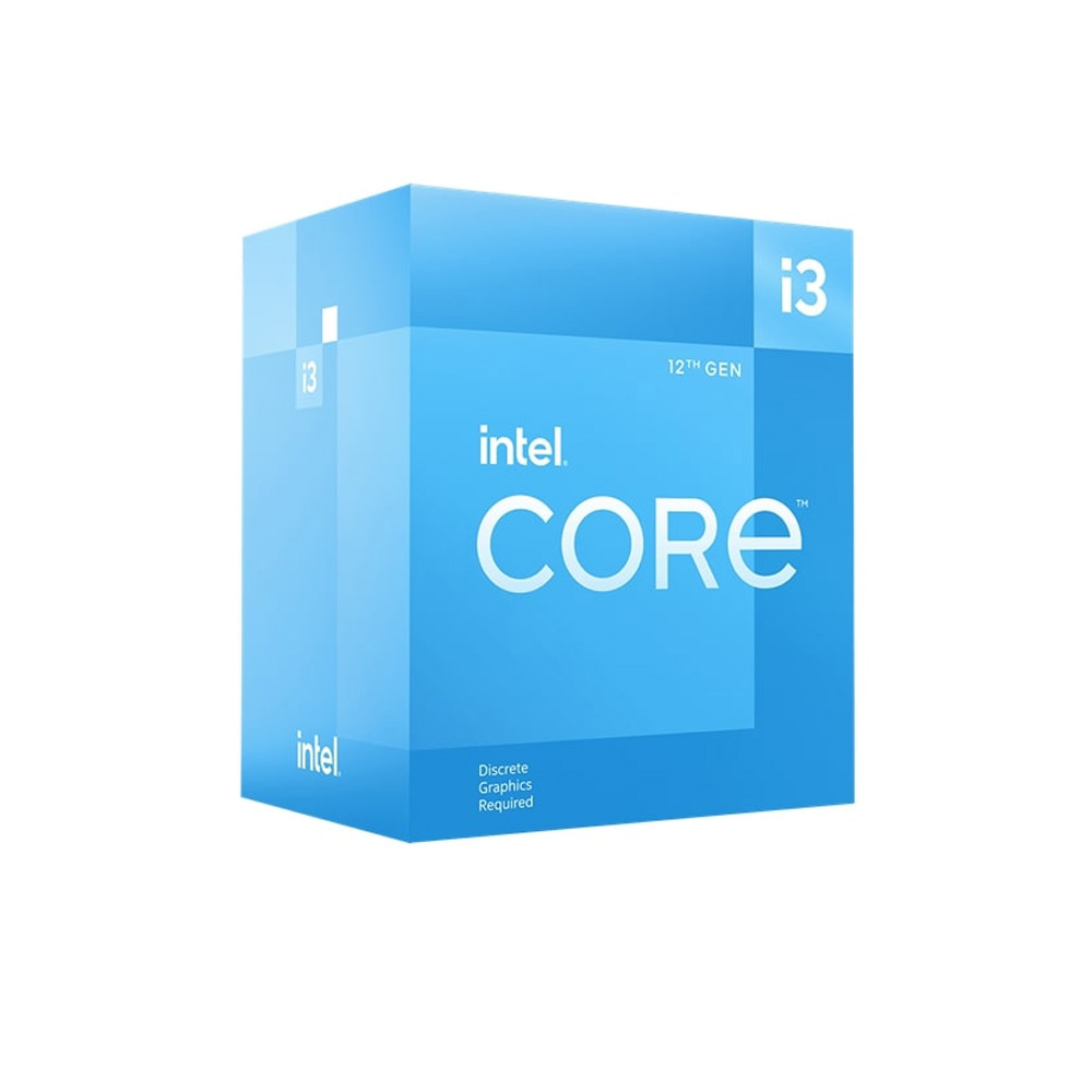 CPU Intel Core i3 12100F (Intel LGA1700 - 4 Core - 8 Thread - Base 3.3Ghz - Turbo 4.3Ghz - Cache 12MB - No iGPU)