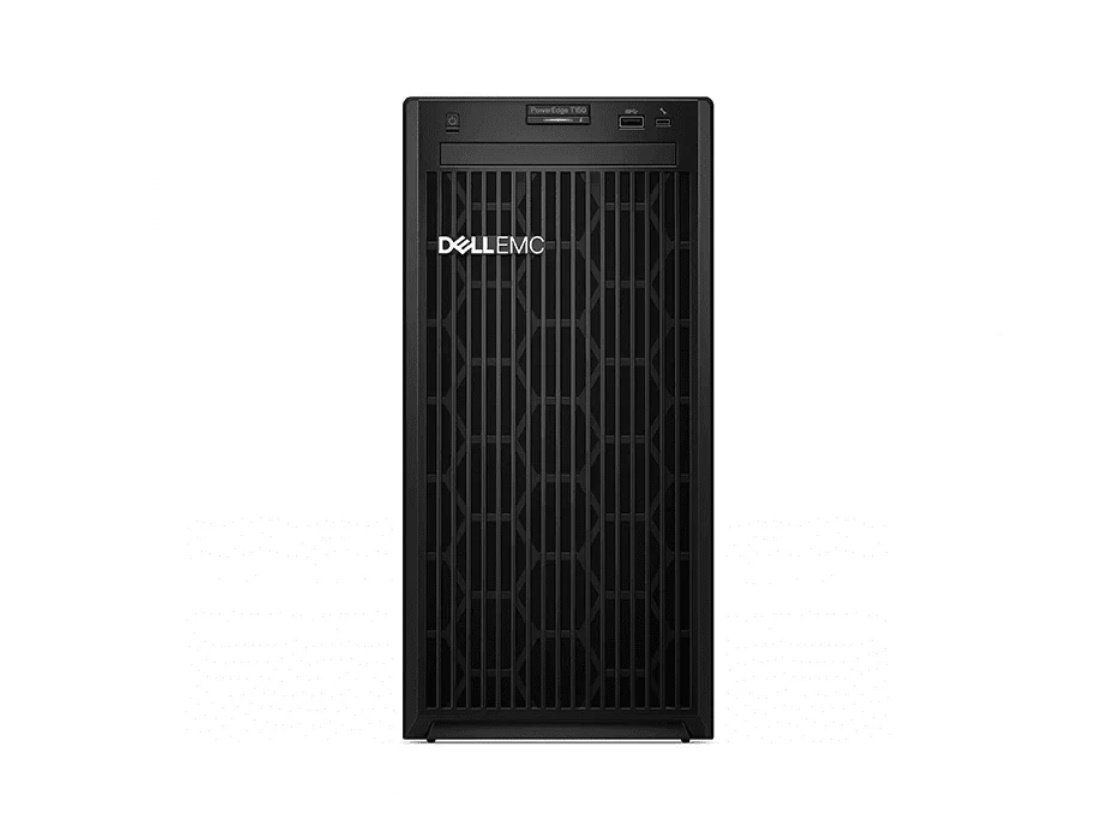 Máy chủ/ Server Dell T150 4x3.5 Cabled/No Perc: E-2314/ 8GB DDR4 UDIMM, 3200MT/ 1TB 7.2K RPM SATA Entry 3.5in Hard Drive Cabled/Embedded SATA / iDRAC9 Express/ BC5720DP 1GbE LOM/ DVDRW/ Cabled PSU 300W/ No OS/ 4 Yrs Pro (42SVRDT150-01A)