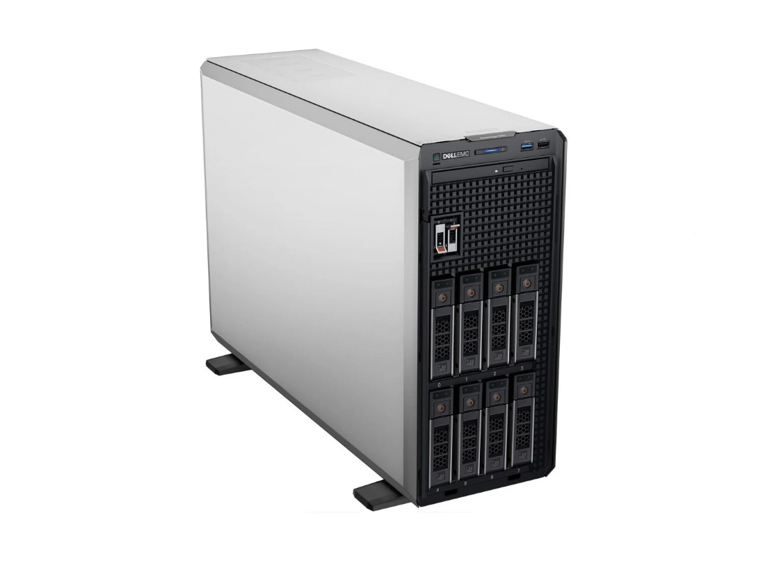 Máy chủ/ Server Dell T350 8x3.5 HP/Perc: E-2324G/ 8GB DDR4 UDIMM, 3200MT/ 2TB 7.2K RPM SATA 6Gbps 512n 3.5'' Hot-plug Hard Drive/ PERC H355/ iDRAC9 Express/ BC5720DP 1GbE LOM/ DVDRW/ HP PSU 600W/ No OS/ 4 Yrs Pro (42SVRDT350-01A)