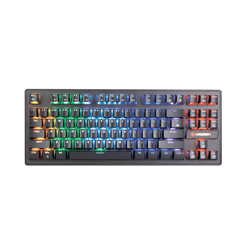 Bàn phím cơ Newmen GE87 TKL LED Rainbow – Switch Blue/Red/Brown