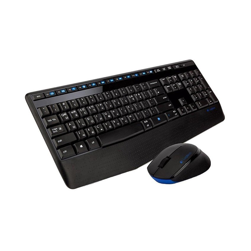 Bộ phím chuột Logitech MK345 Wireless – Full size, kê tay, pin siêu lâu