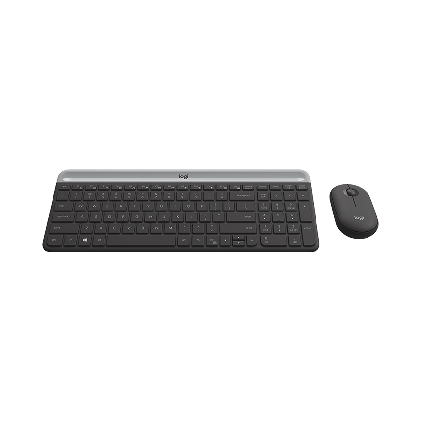 Bộ phím chuột Logitech MK470 Wireless – Siêu mỏng, silent, thiết kế hiện đại