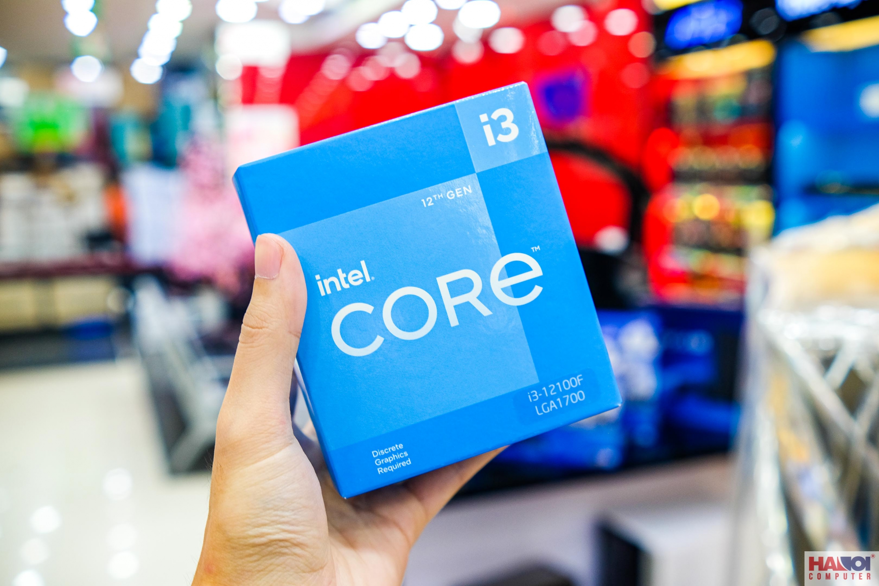 CPU Intel Core i3-12100F Box Chính Hãng (Kèm Fan)