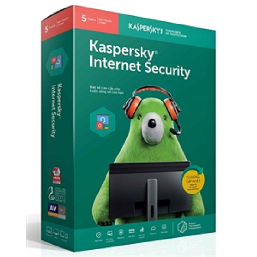 Phần mềm diệt virus Kaspersky Internet Security (5PC/12T)
