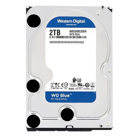 Ổ Cứng HDD WD Blue 2TB 3.5 Inch SATA III 7200RPM 256MB Cache WD20EZBX