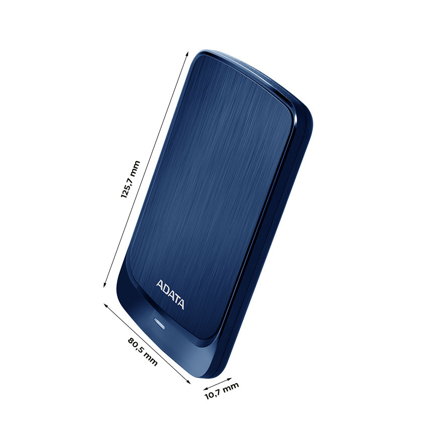 Ổ cứng Gắn Ngoài ADATA AHV320 1TB — Thiết Kế Mỏng Nhẹ, Nhiều Màu