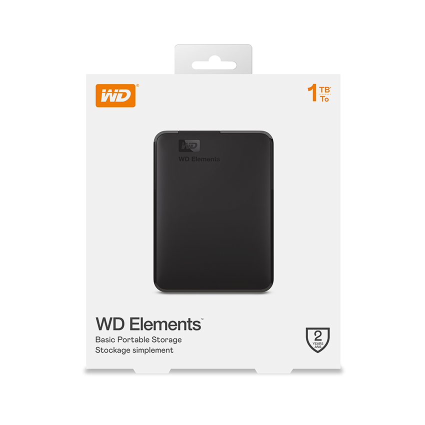 Ổ Di Động 1TB WD Elements 2.5″ USB 3.0 — WDBUZG0010BBK‑WESN