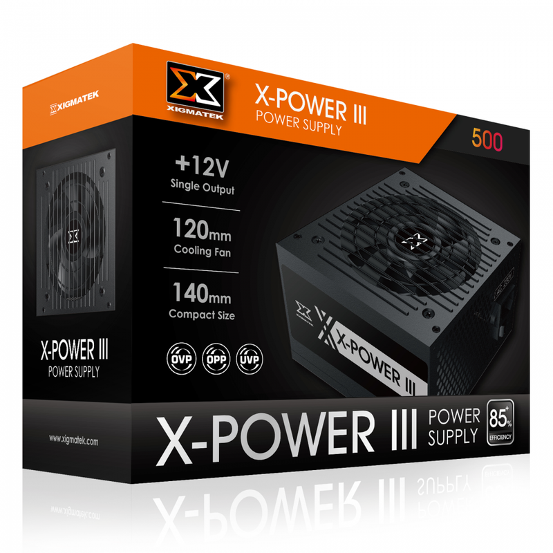 Nguồn máy tính Xigmatek X‑POWER X‑500 – 450W, 230V, chuẩn EN45976