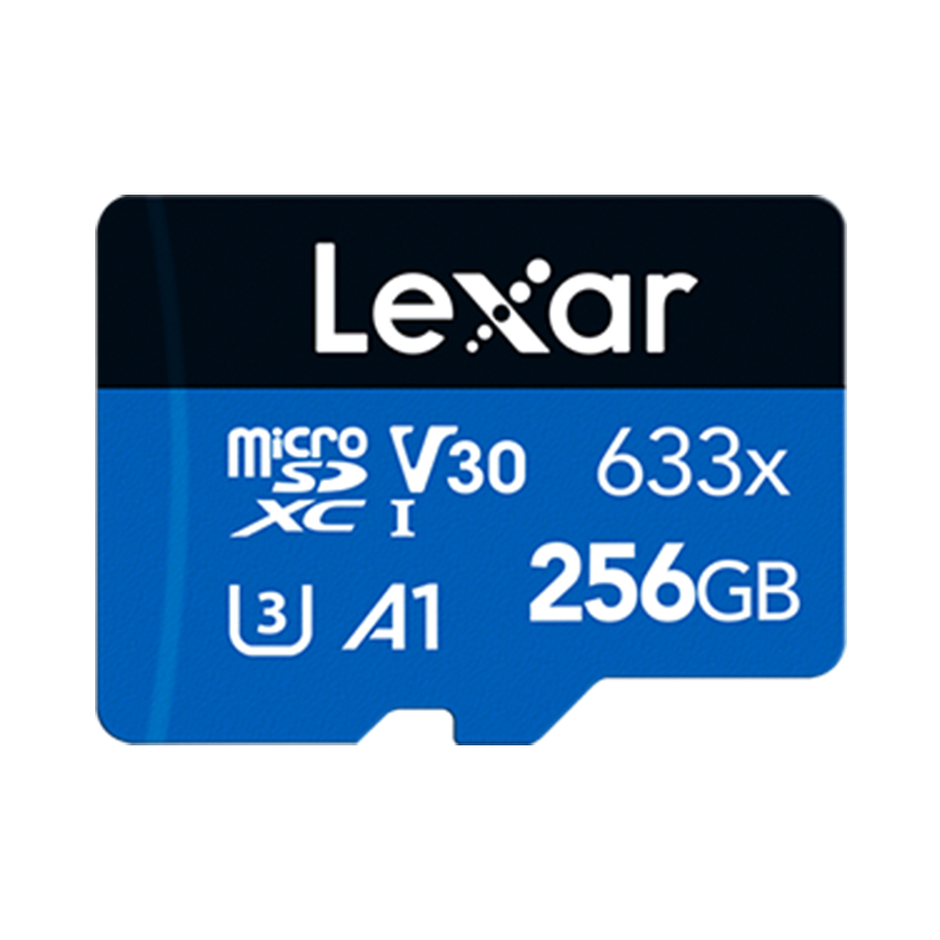 Thẻ Nhớ MicroSD Lexar 256GB Chính Hãng – Dung Lượng Lớn, Tốc Độ Ổn Định
