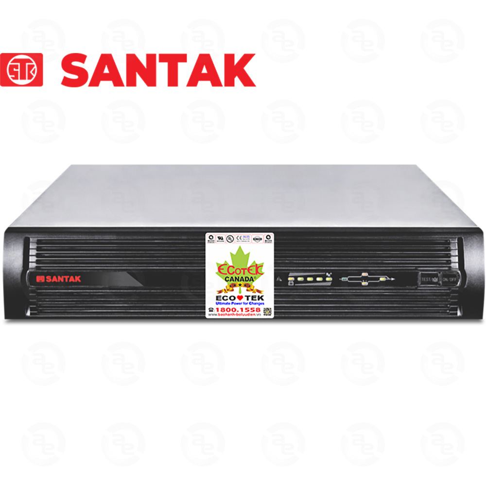 Bộ Lưu Điện UPS Santak RACK 1K Online – 1 KVA / 900 W Cho Tủ Rack Chính Hãng