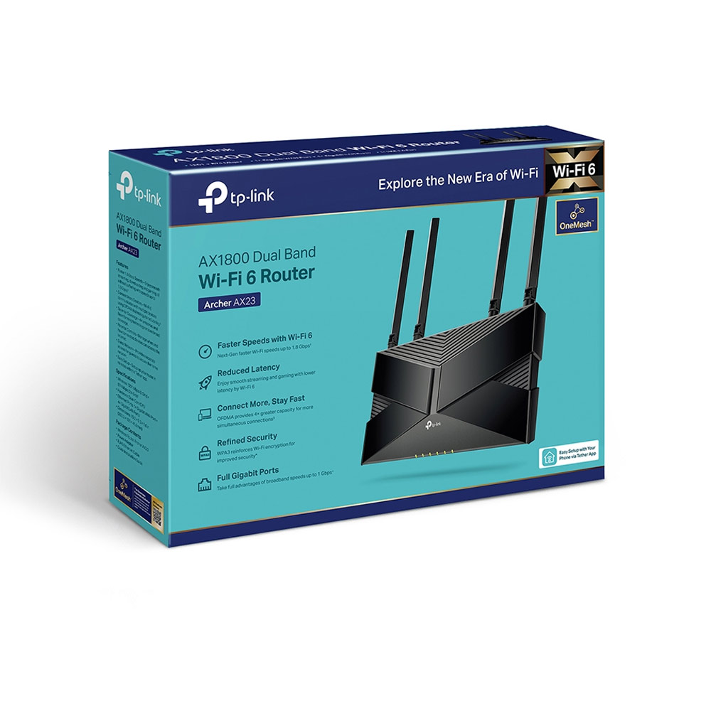 Bộ định tuyến TP-Link Archer AX23 AX1800 Router Wi-Fi 6 Băng Tần Kép