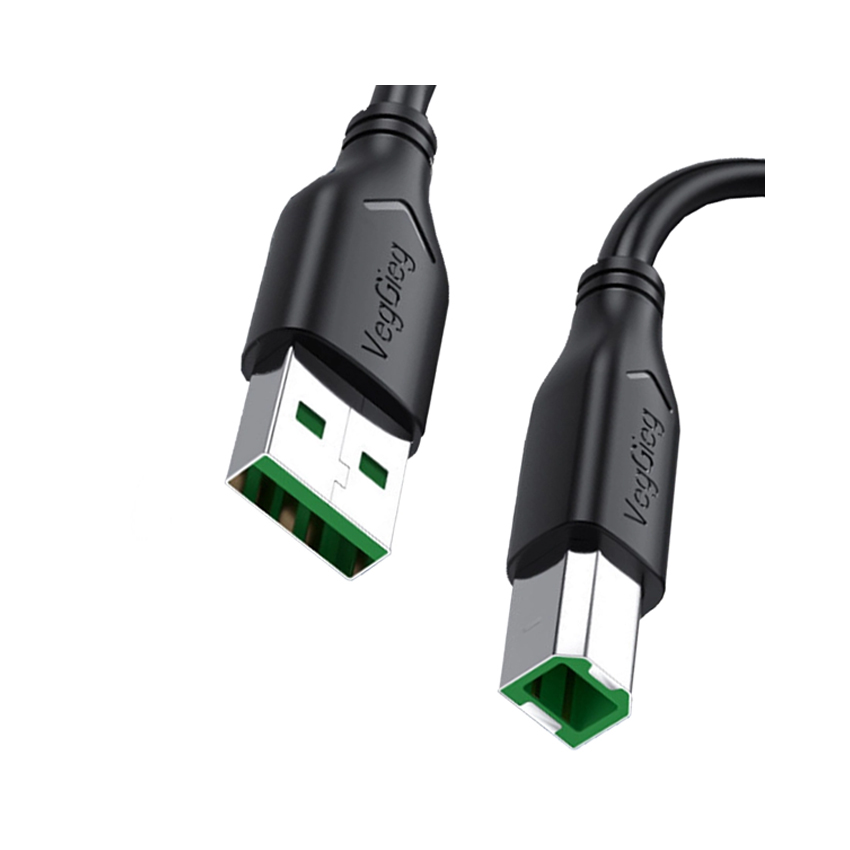 Cáp Máy In VEGGIEG V-U205 USB 2.0 Dài 1.5m