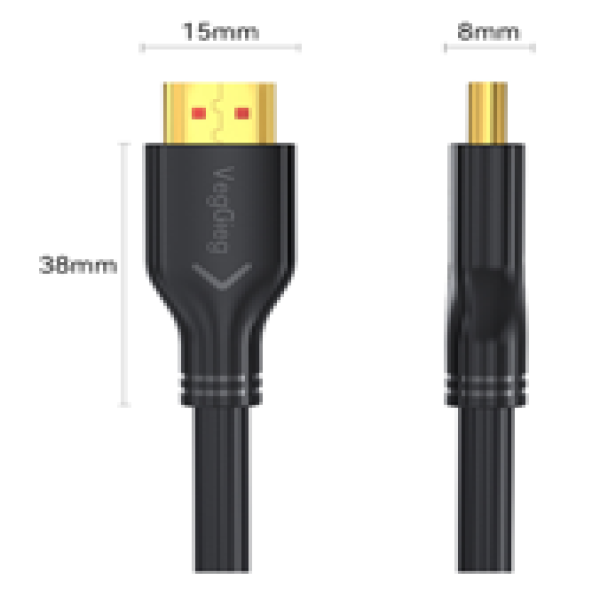 Cable HDMI Veggieg HDTV 15m V-H111 – Cáp HDMI 2.0 4K Chính Hãng