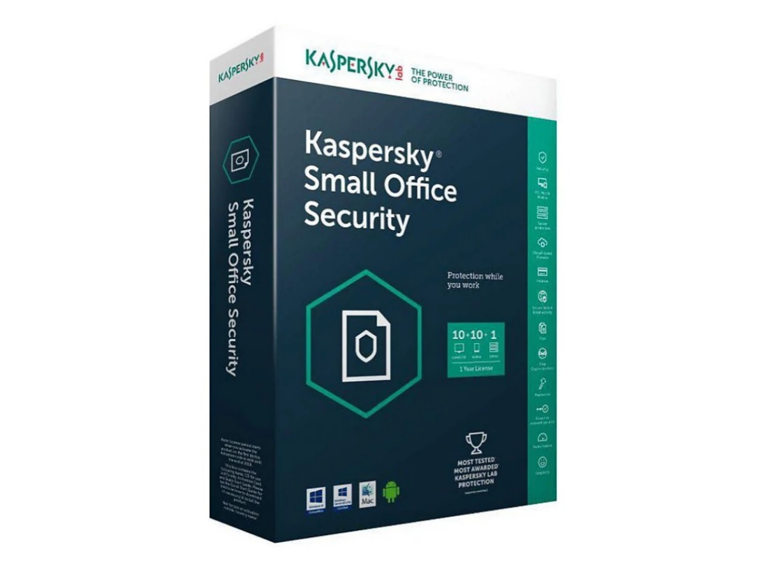 Kaspersky Small Office Security 10 PCs + 10 Mobile + 1 File Server