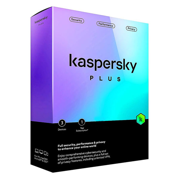 Kaspersky Plus 3 thiết bị/ năm