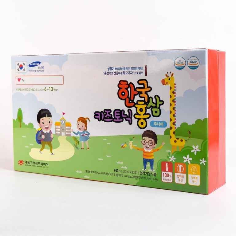 Hồng sâm trẻ em 6-13 tuổi – Korean red ginseng junior